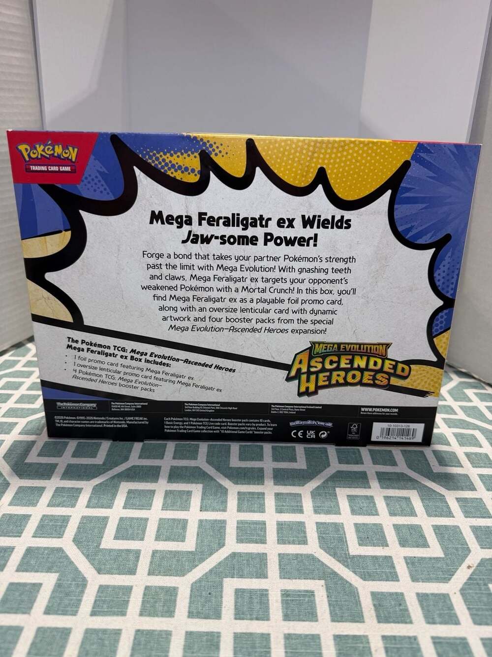 Pokémon TCG: Mega Evolution-Ascended Heroes Mega Feraligatr ex Box - Picture 3 of 5